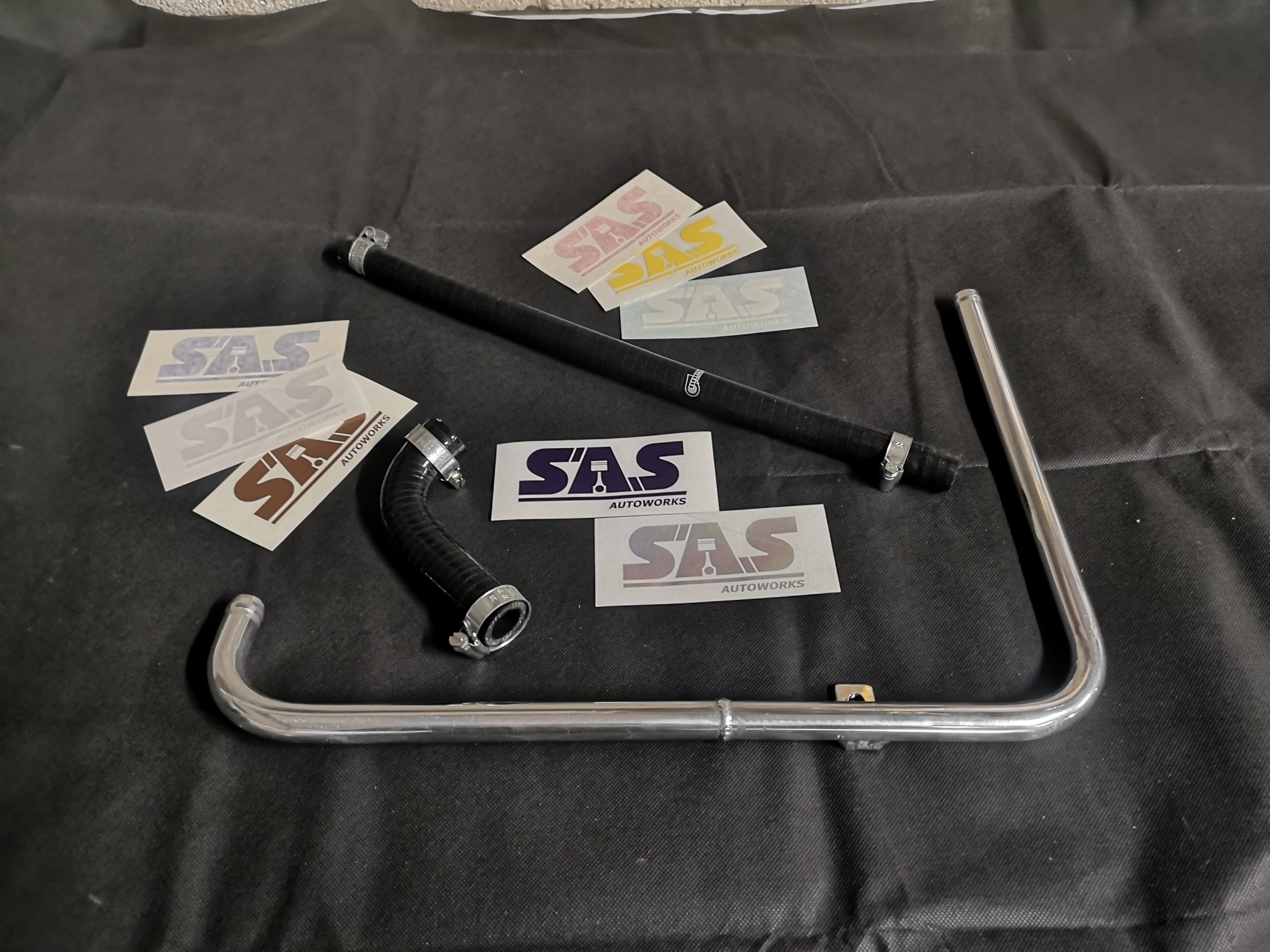 Mazda RX7 FD heater matrix relocation pipe