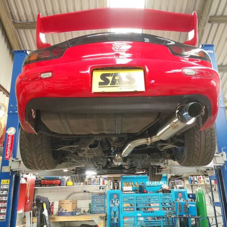 Mazda RX7 3.5" full exhaust