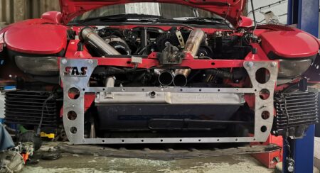 RX7 Fd3s front chassis brace for Treadstone/ETS intercoolers