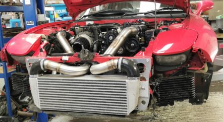 RX7 Fd3s Treadstone front mount Intercooler & Mounting Brace