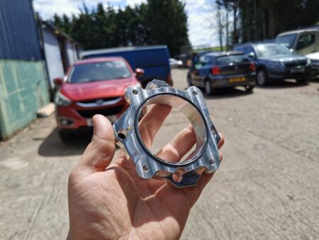 RX8  throttle body  to K-power inlet manifold  Billet adaptor