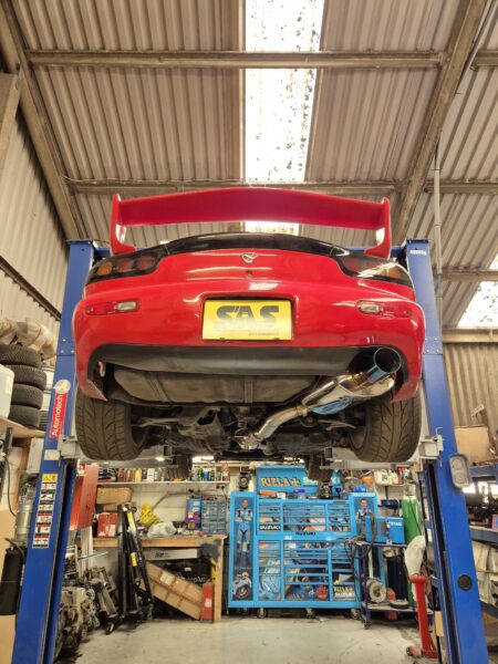 Mazda RX7 3.5" Stealth exhaust